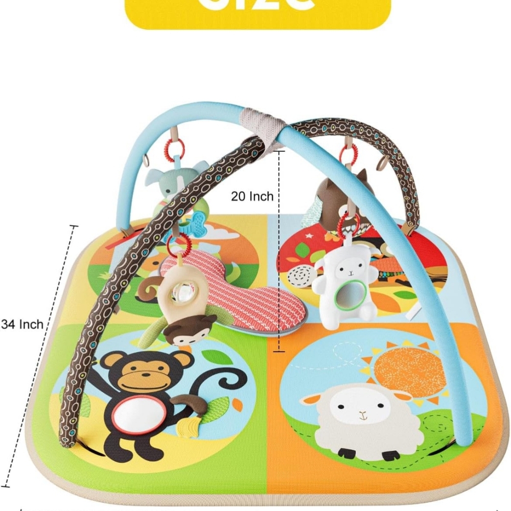 Colorful Baby Play Gym with Hanging Toys